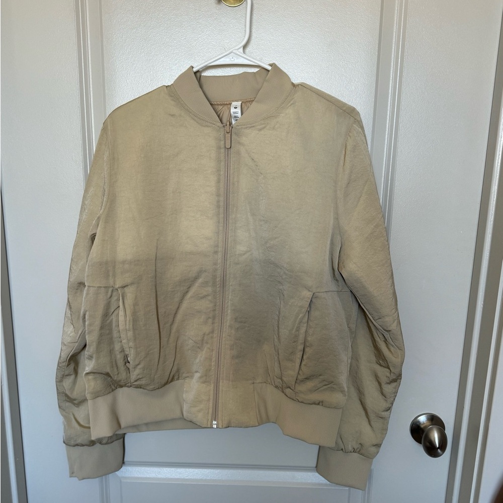 Lululemon Non Stop Bomber Jacket Size 12 NWOT